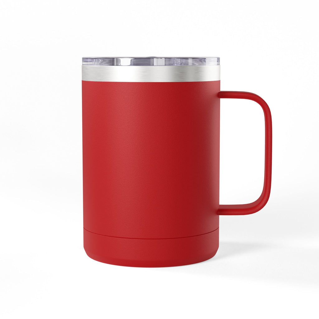 15oz Travel Mug — Purple Floral Anchor