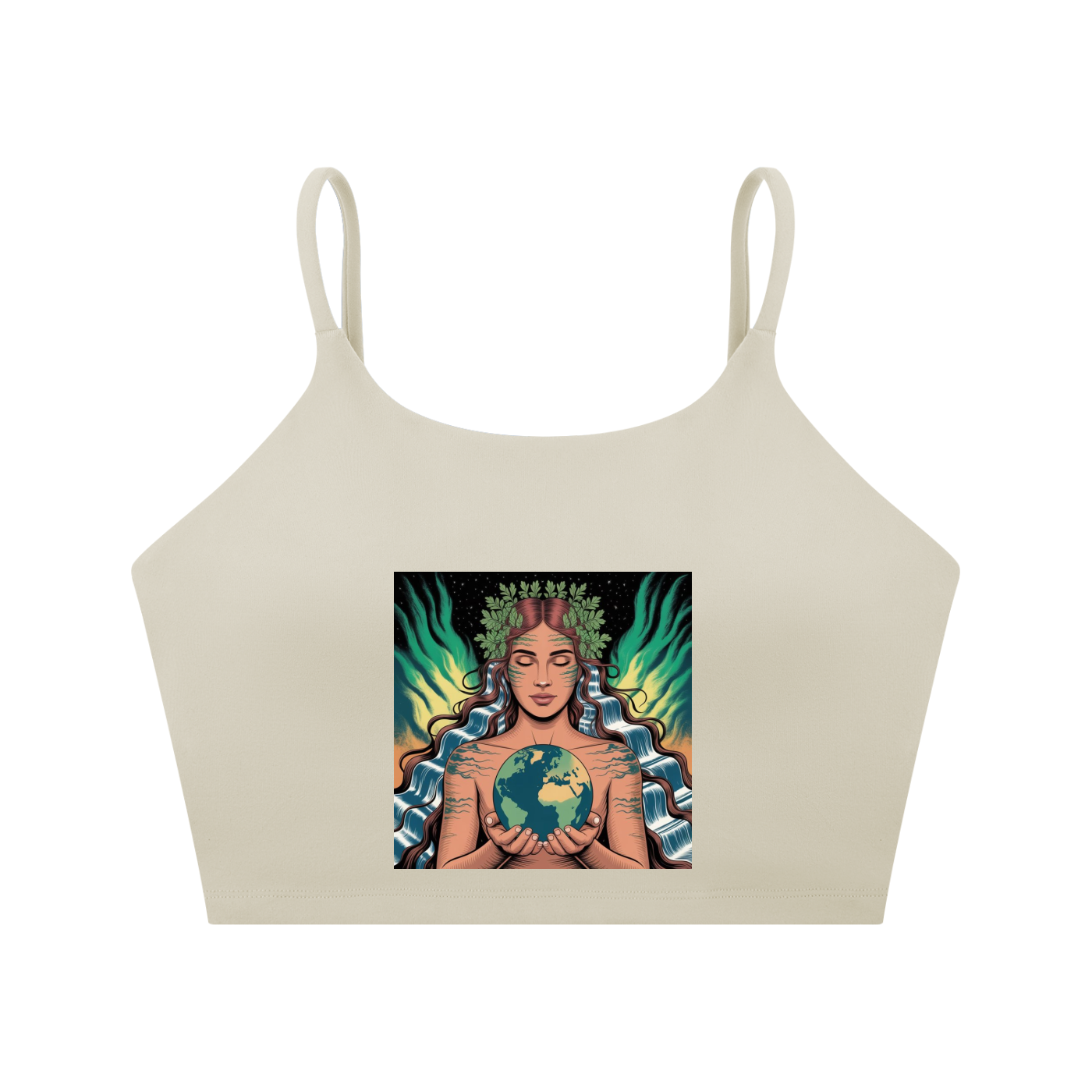 Spaghetti Strap Yoga Sports Bra