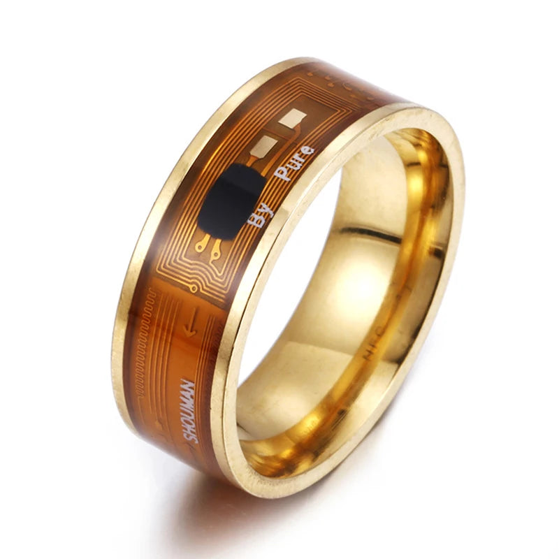 Nfc Smart Ring Portable Compact Wearing Id Recognition Device Multifunctional Women Men Nfc Smart Ring Pay Ring Nfc Payment Ring