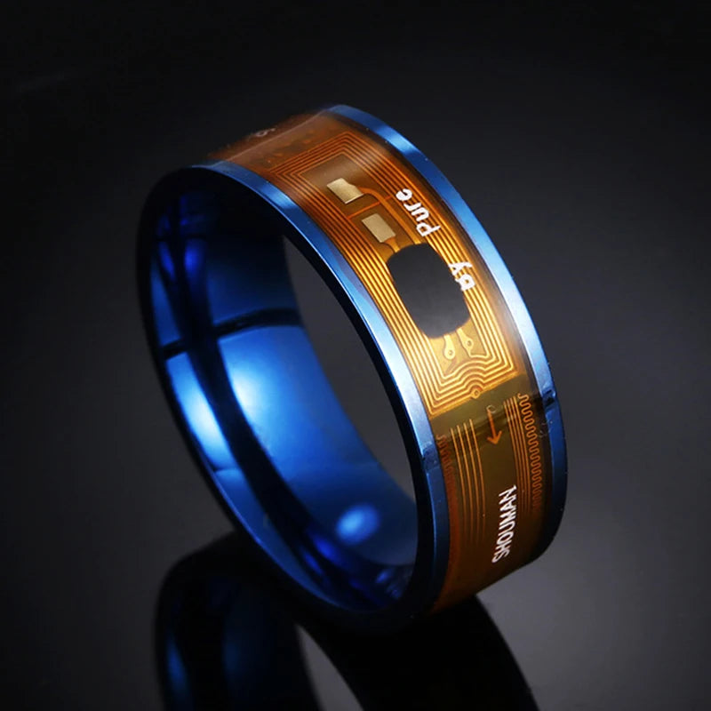 Nfc Smart Ring Portable Compact Wearing Id Recognition Device Multifunctional Women Men Nfc Smart Ring Pay Ring Nfc Payment Ring