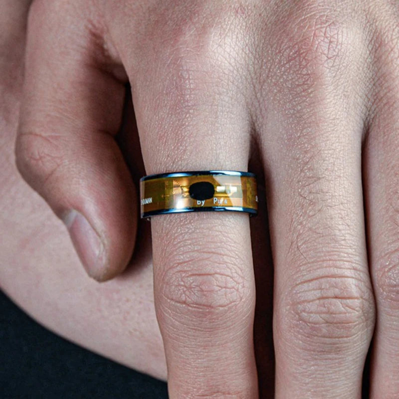 Nfc Smart Ring Portable Compact Wearing Id Recognition Device Multifunctional Women Men Nfc Smart Ring Pay Ring Nfc Payment Ring