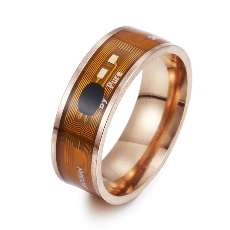 Nfc Smart Ring Portable Compact Wearing Id Recognition Device Multifunctional Women Men Nfc Smart Ring Pay Ring Nfc Payment Ring