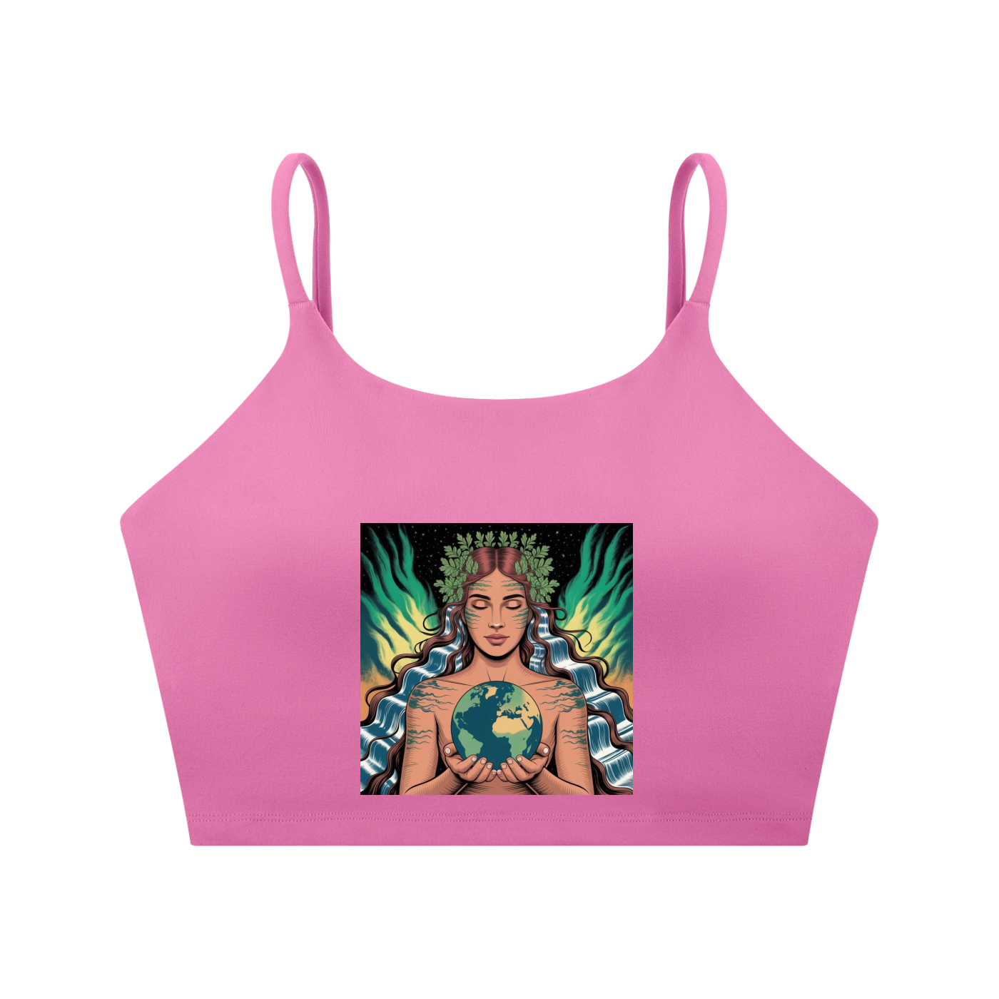 Spaghetti Strap Yoga Sports Bra