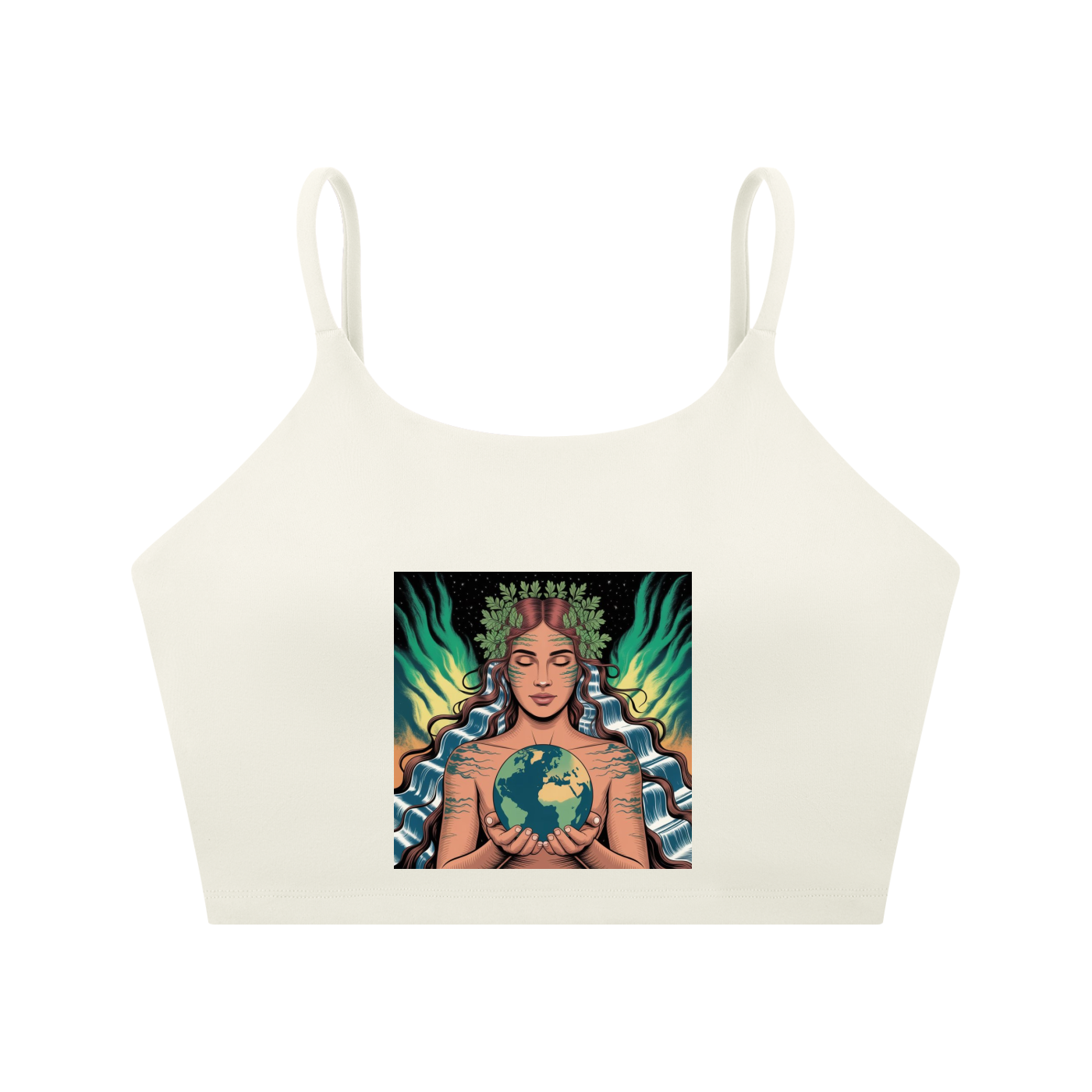 Spaghetti Strap Yoga Sports Bra