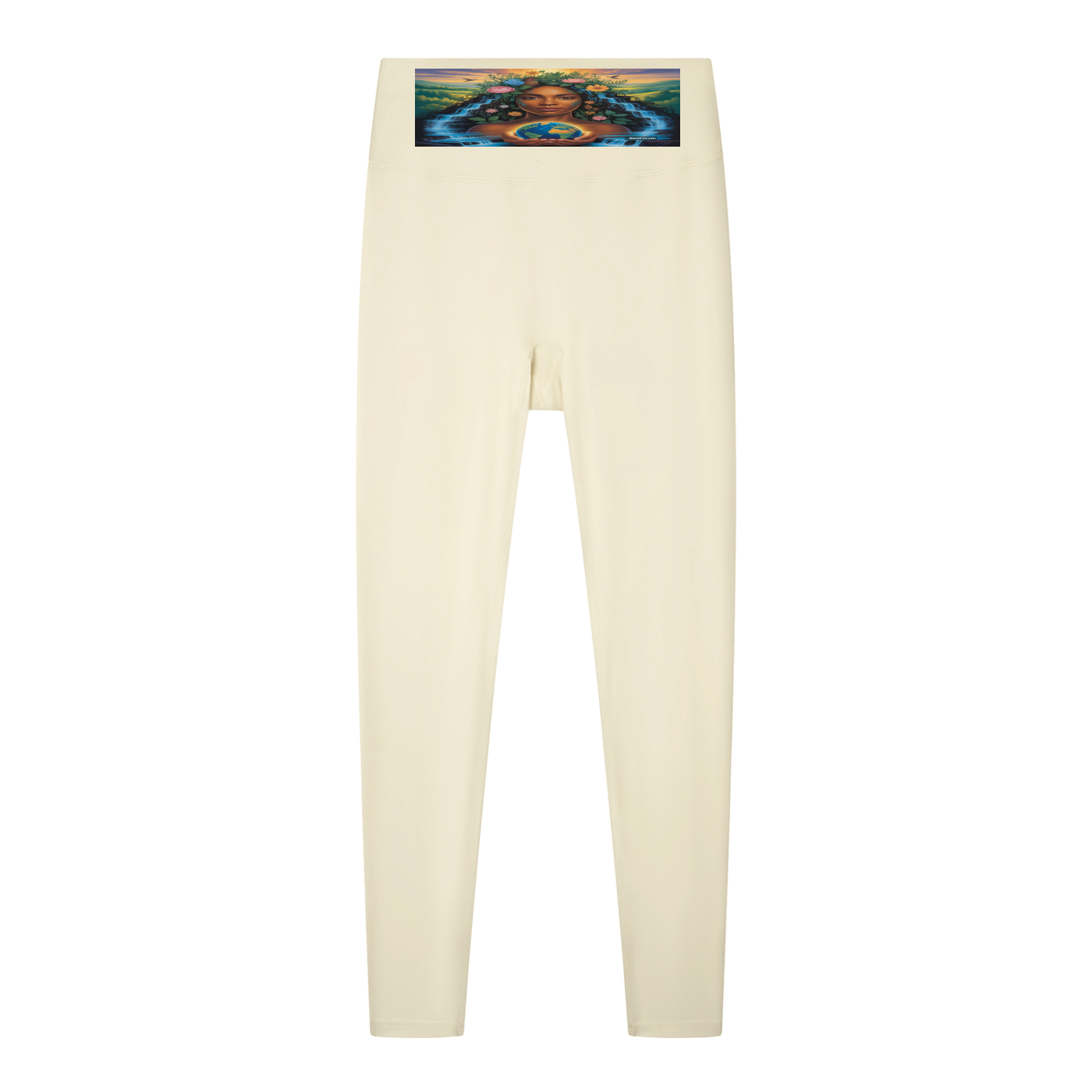 Legging taille haute uni pour femme