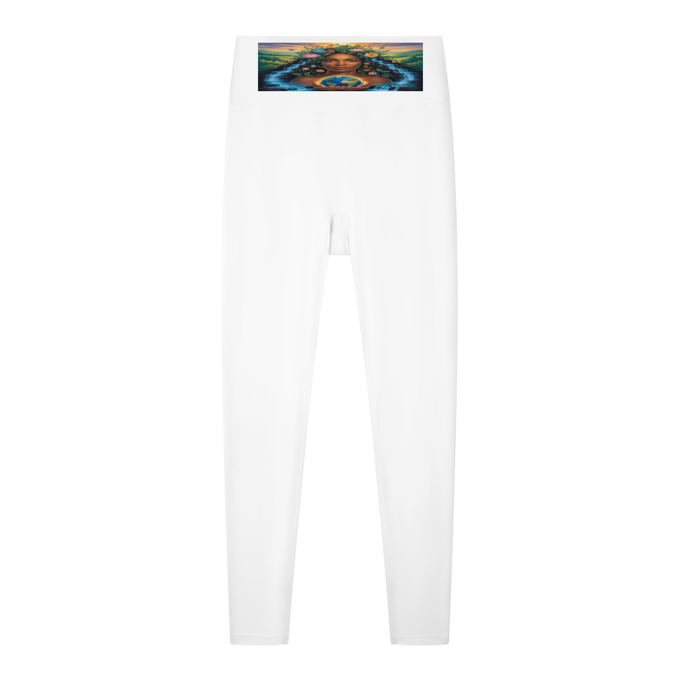 Legging taille haute uni pour femme