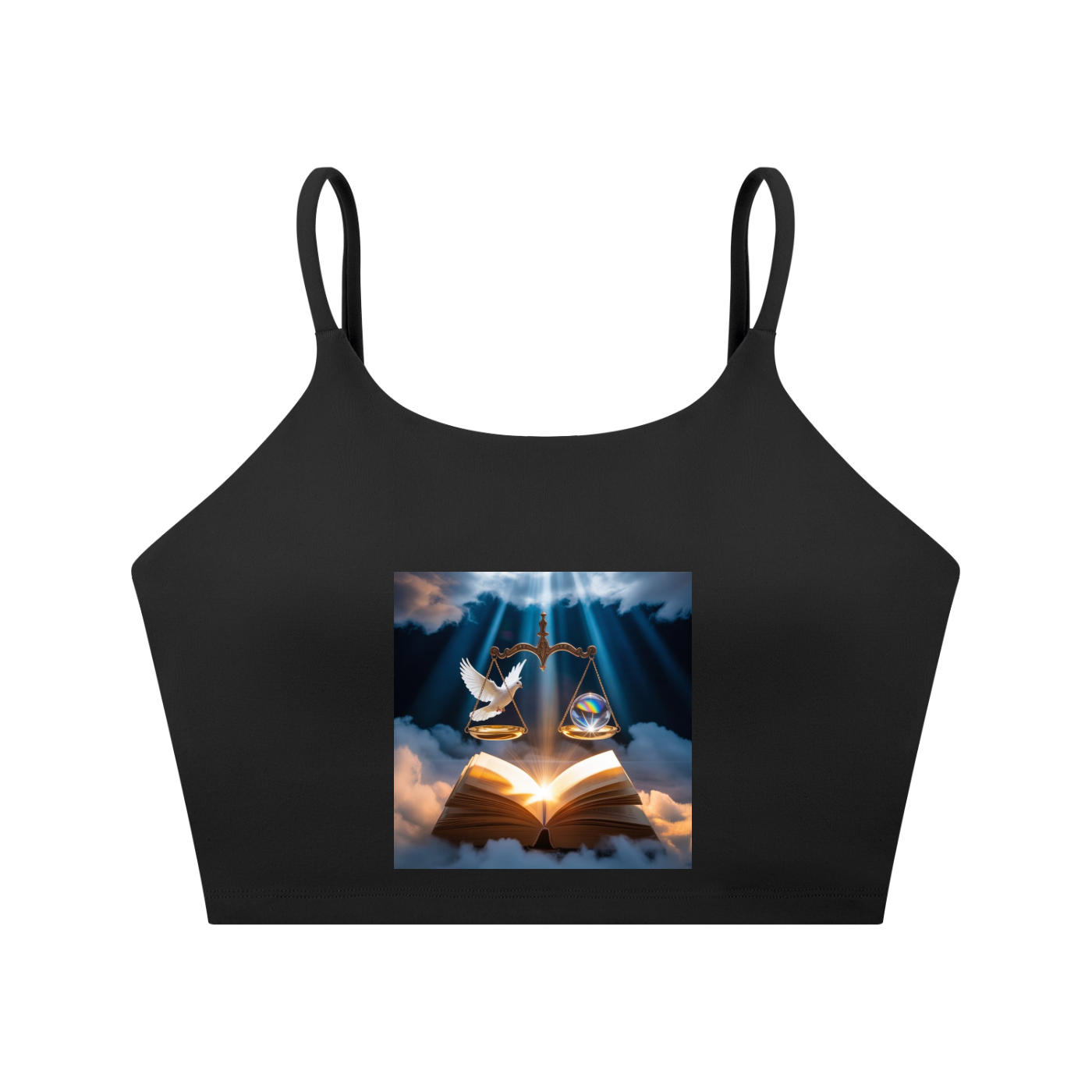 Spaghetti Strap Yoga Sports Bra