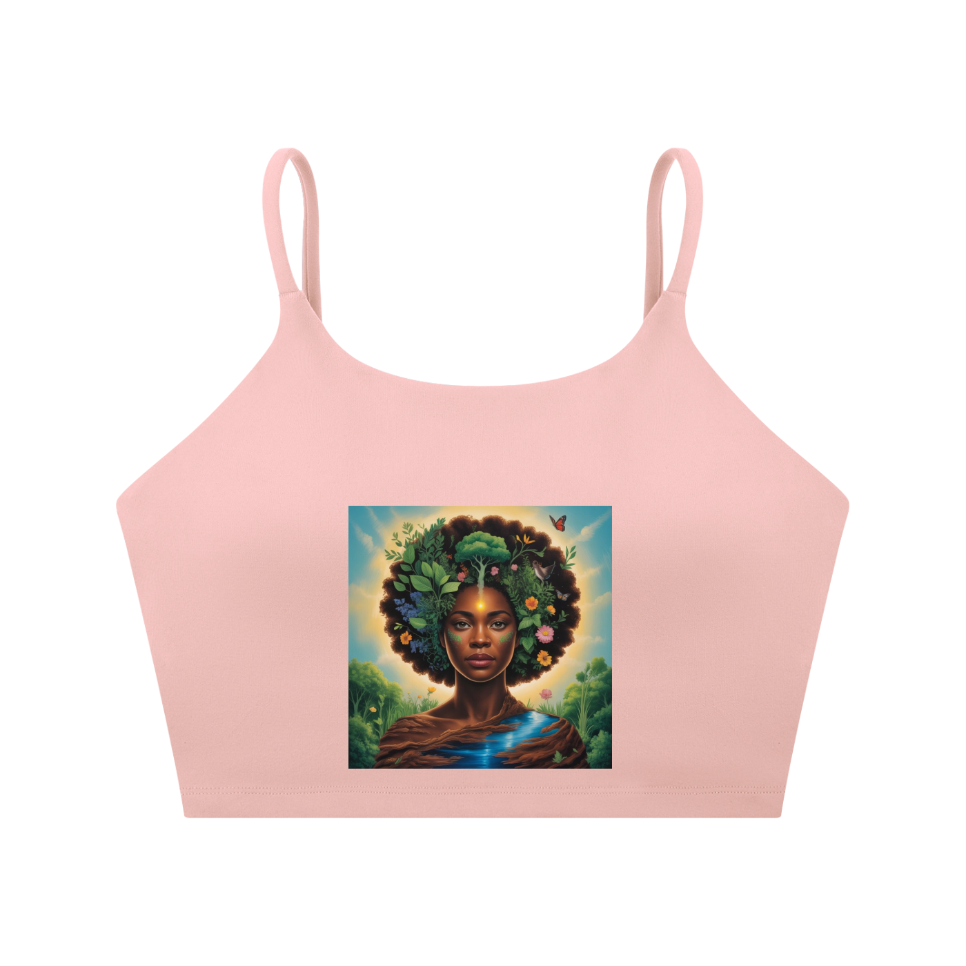 Spaghetti Strap Yoga Sports Bra