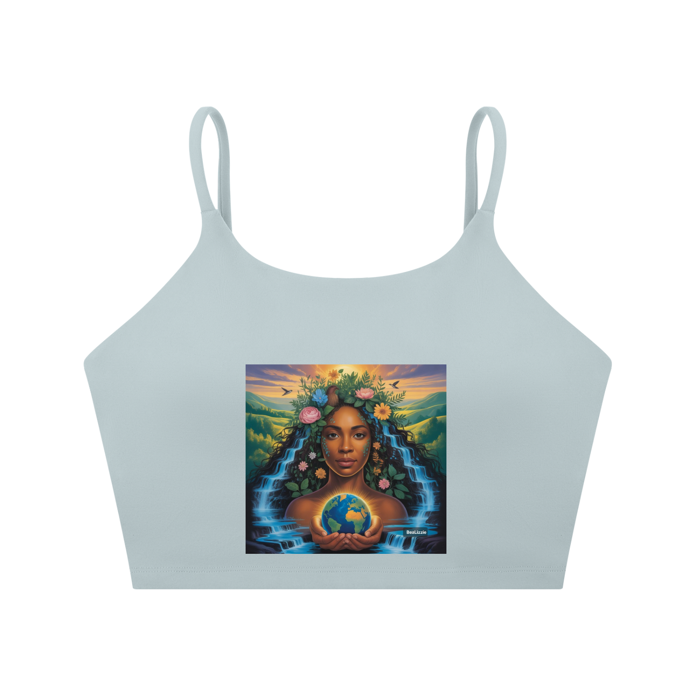 Spaghetti Strap Yoga Sports Bra