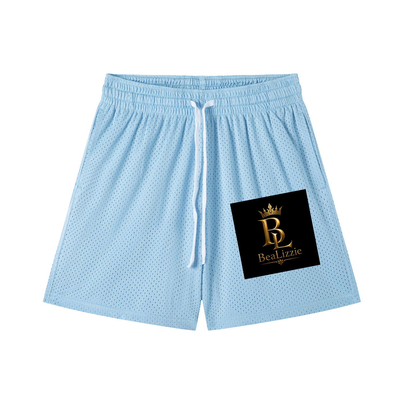 Mesh Drawstring Shorts
