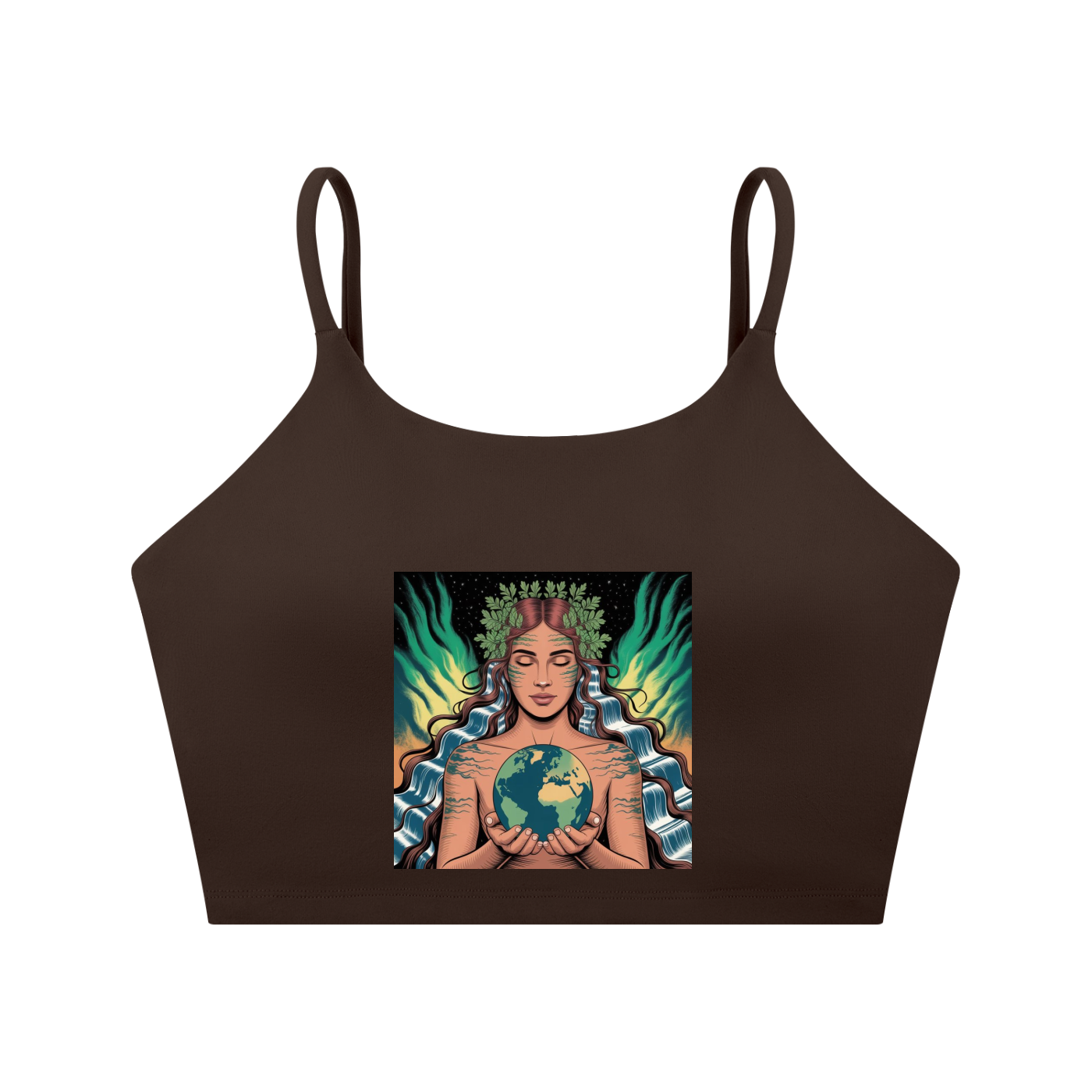 Spaghetti Strap Yoga Sports Bra