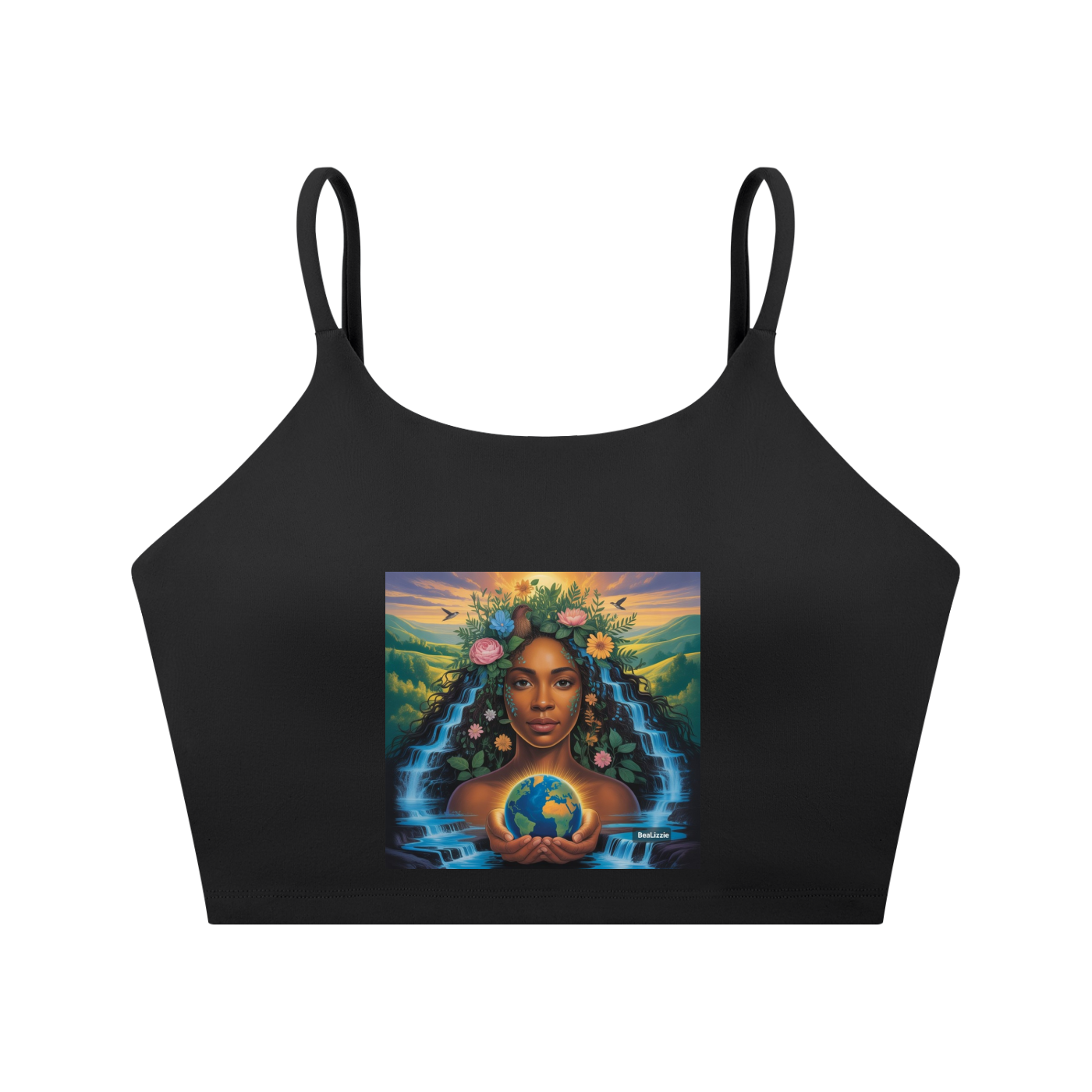 Spaghetti Strap Yoga Sports Bra