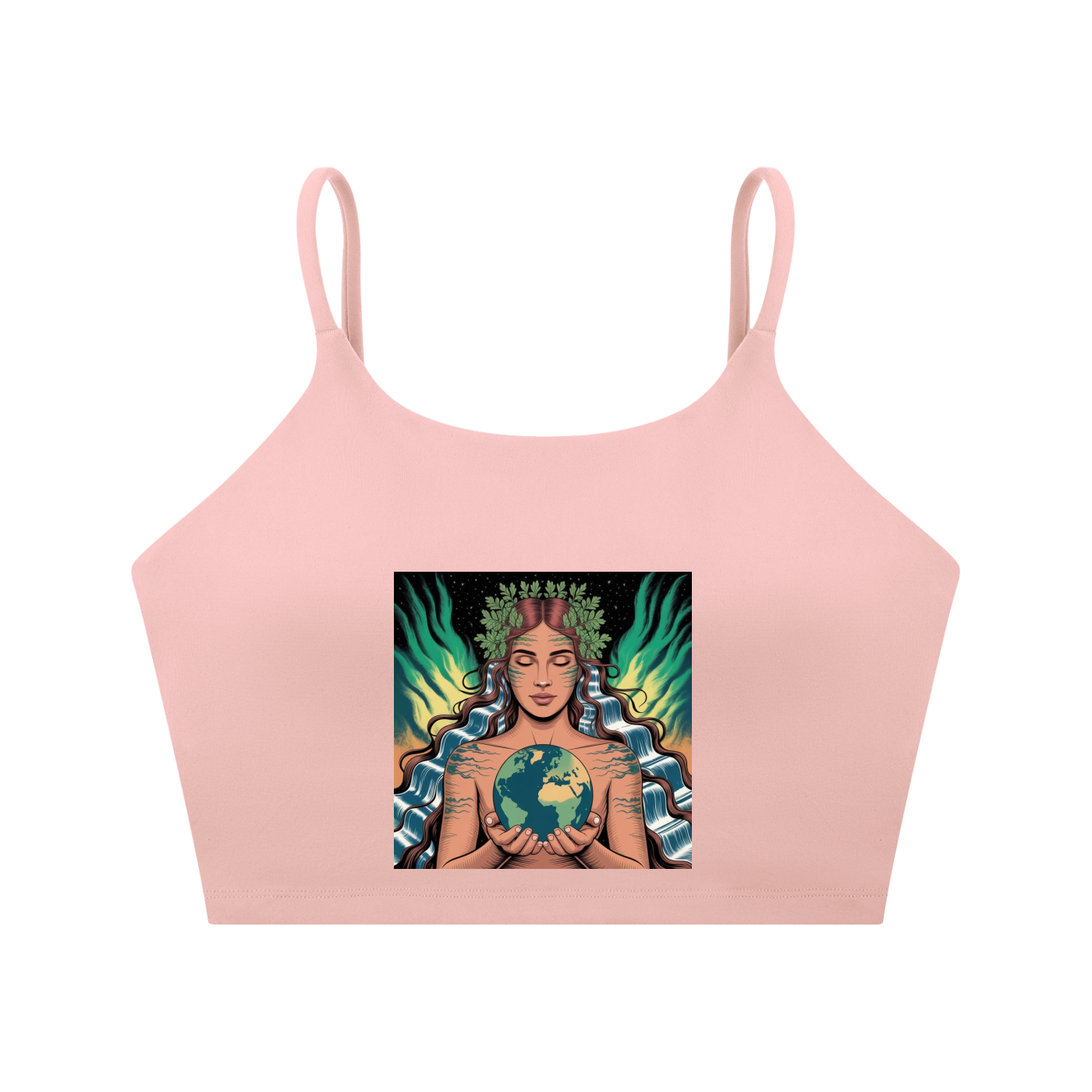 Spaghetti Strap Yoga Sports Bra
